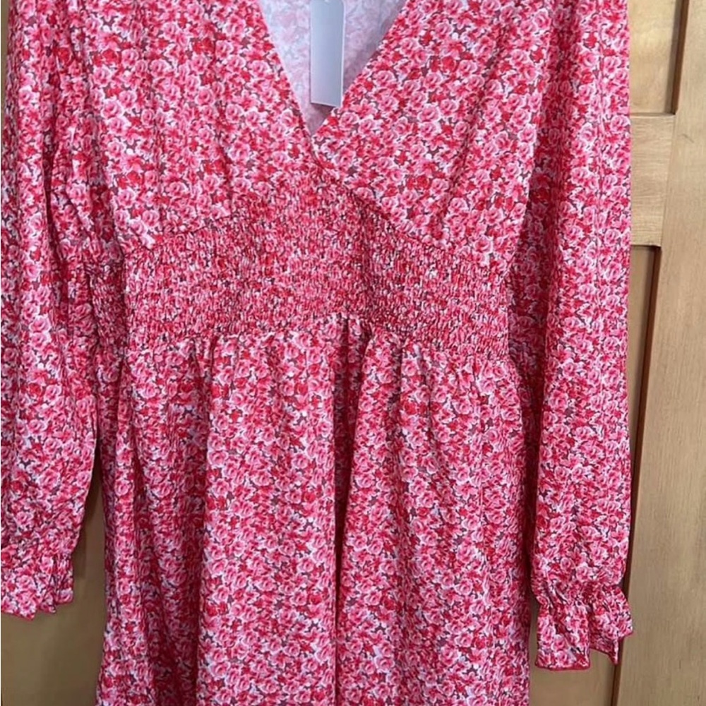 Floral Boho Long Sleeve Dress